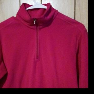 Patagonia Women's Fleece Quarter-Zip Pullover in Bright Pink
